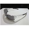 Image 2 : 3 New Safety Glasses SunGlasses dark grey / clear frame