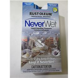 New RUST-OLEUM Never Wet Liquid Repelling Treatment / easy 2 step process