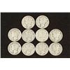 Image 1 : 10 ASSORTED 1930'S & 1940'S MERCURY DIMES