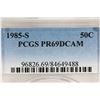 Image 3 : 1985-S KENNEDY HALF DOLLAR PCGS PR69 DCAM
