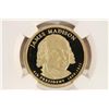 Image 1 : 2007-S JAMES MADISON PRESIDENTIAL DOLLAR NGC PF69