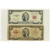 Image 1 : 1928-C & 1953 $2 US NOTES RED SEALS