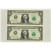 Image 1 : 2-2003-A $1 FRN'S LOW CONSECUTIVE SERIAL 'S UNC