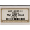 Image 3 : 2005-S SILVER OREGON QUARTER NGC PF69 ULTRA CAMEO