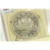 Image 2 : 1966 LARGE BEADS CANADA SILVER DOLLAR ICCS MS60