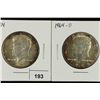 Image 1 : 1964 & 1964-D 90% SILVER KENNEDY HALF DOLLARS