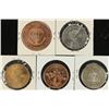Image 2 : 5 ASSORTED CANADA TRADE DOLLARS 1980 DALHOUSIE,