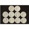 Image 2 : 10 ASSORTED 1940'S MERCURY DIMES