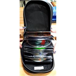 CASE LOGIC CASE FULL OF ASSORTED DISKS