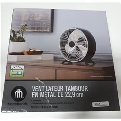 HOME TRENDS 9" METAL DRUM FAN