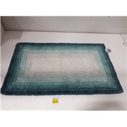 GREEN & CREAM MULTI-COLOUR BATHMAT
