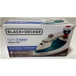 BLACK AND DECKER LIGHT N EASY STEAM IRON