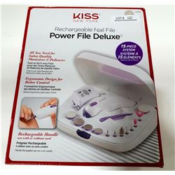 KISS NEW YORK POWER FILE DELUXE RECHARGEABLE NAIL FILE