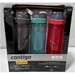 CONTIGO 3 PACK WATER BOTTLES
