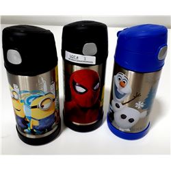 LOT OF THREE THERMOS FUNTAINERS