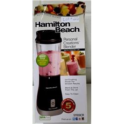 HAMILTON BEACH PERSONAL CREATIONS BLENDER