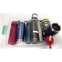 LOT OF CONTIGO AND OTHER TRAVEL BOTTLES