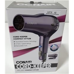 CONAIR CORD-KEEPER COMPACT STYLER