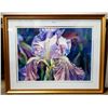 Image 1 : LARGE FRAMED FLORAL PRINT