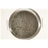 Image 1 : 1902 FRANCE SILVER 2 FRANCS .2684 OZ. ASW