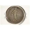 Image 2 : 1902 FRANCE SILVER 2 FRANCS .2684 OZ. ASW