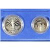 Image 2 : 1986-S STATUE OF LIBERTY 2 COIN PROOF SET