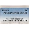 Image 3 : 1999-S LINCOLN CENT PCGS PR69RD DCAM