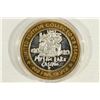 Image 2 : CASINO $10 SILVER TOKEN (UNC) 1997 MYSTIC LAKE
