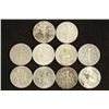 Image 2 : 10 ASSORTED SILVER ROOSEVELT DIMES