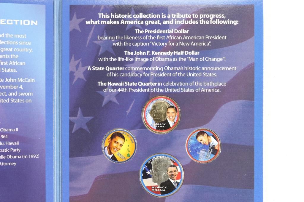 BARACK OBAMA PRESIDENTIAL COIN COLLECTION