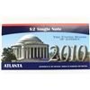 Image 2 : 2010 ATLANTA $2 SINGLE NOTE 2003-A FRN CRISP UNC