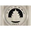 Image 2 : 2013 CHINA SILVER 10 YUAN PANDA ANACS MS70