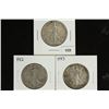 Image 1 : 1941-D,42 & 43 WALKING LIBERTY HALF DOLLARS