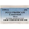 Image 3 : 1999-S SILVER CONNECTICUT QUARTER PCGS PR69 DCAM