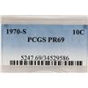 Image 3 : 1970-S ROOSEVELT DIME PCGS PR69