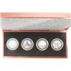 Image 1 : COLORIZED KENNEDY HALF DOLLAR SET HONORING