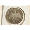Image 1 : 1972 GERMAN SILVER 10 MARKS BU