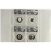 Image 1 : KENNEDY HALF DOLLAR 50TH ANNIVERSARY 4 COIN SET