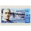 Image 1 : 2009 ANTARCTICA $10 CURRENCY CRISP UNC
