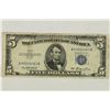 Image 1 : 1953 $5 SILVER CERTIFICATE BLUE SEAL