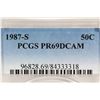 Image 3 : 1987-S KENNEDY HALF DOLLAR PCGS PR69 DCAM
