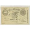 Image 2 : 1862 GEO. W. HALLOCK 10 CENT OBSOLETE BANK NOTE