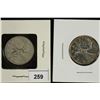 Image 1 : 1947 MAPLE LEAF & 1948 CANADA SILVER 25 CENTS