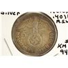 Image 1 : 1939-F GERMAN SILVER 5 MARK WITH SWASTIKA