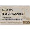 Image 3 : 1974-S KENNEDY HALF DOLLAR NGC PF68 ULTRA CAMEO