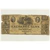 Image 1 : 1857 EXCHANGE BANK OF VIRGINIA $10 OBSOLETE BANK