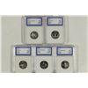 Image 1 : ALL 5-2000-S SILVER 50 STATE QUARTERS PF DCAM'S