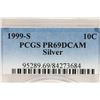 Image 3 : 1999-S SILVER ROOSEVELT DIME PCGS PR69 DCAM