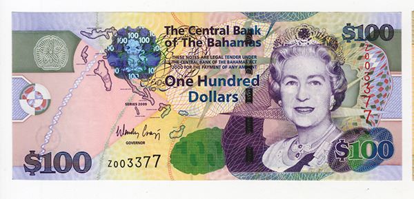 Central Bank of the Bahamas, 2009 Issued Replacement Banknote.