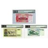 Image 2 : Peoples Bank of China, 1990-2015, Issued Trio some w/Fancy Serials
